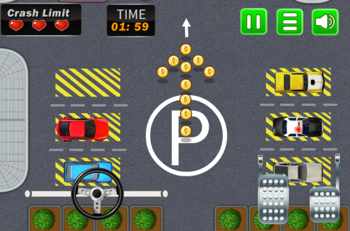 Parking Training Game Screenshot